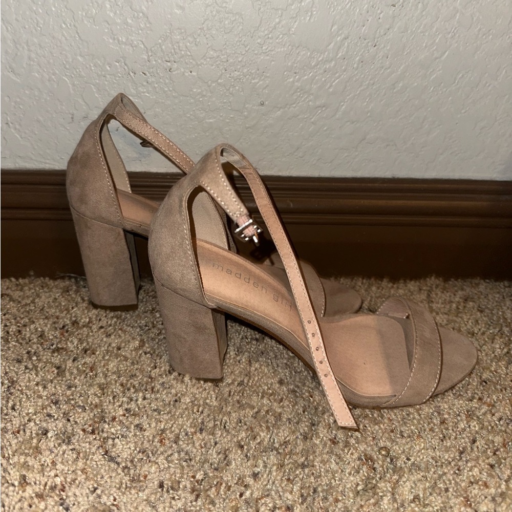 nude Madden Girl heels